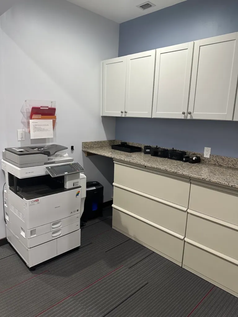 Office copy room cleaned by Casabela