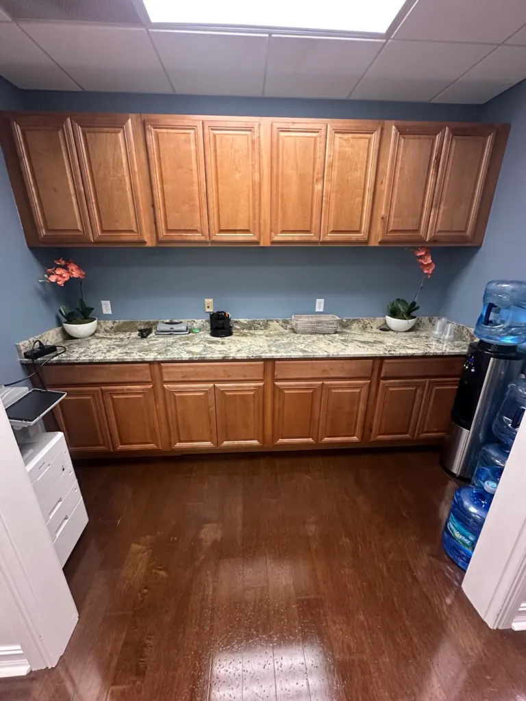 Office breakroom cleaned by Casabela