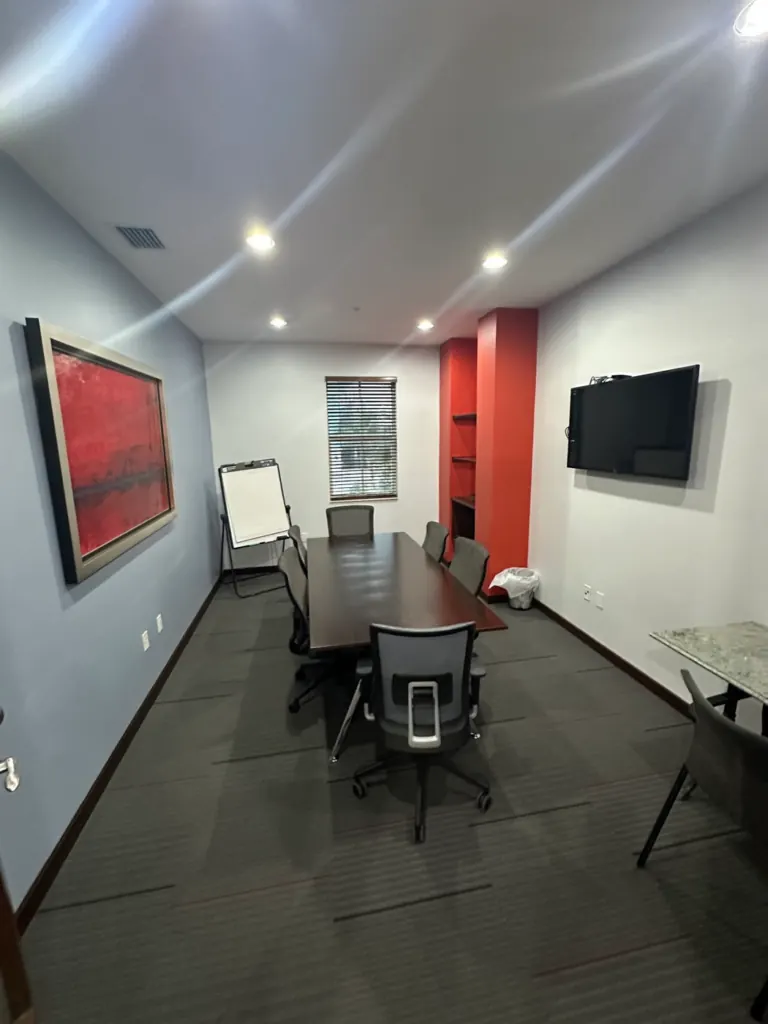Office conference room cleaned by Casabela